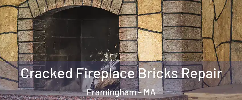  Cracked Fireplace Bricks Repair Framingham - MA