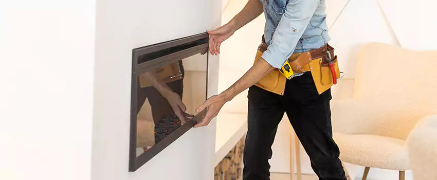 Metal Fireplace Installation in Framingham, Massachusetts