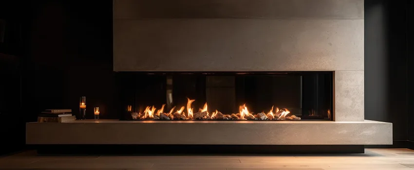 Gas Fireplace Ember Bed Design Services in Framingham, Massachusetts