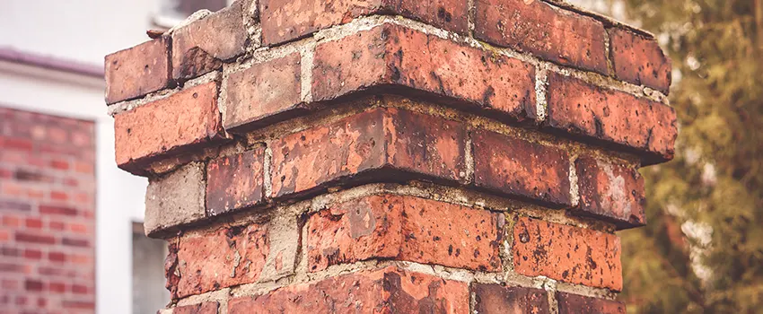 Cracked Chimney Bricks Repair Cost in Framingham, Massachusetts