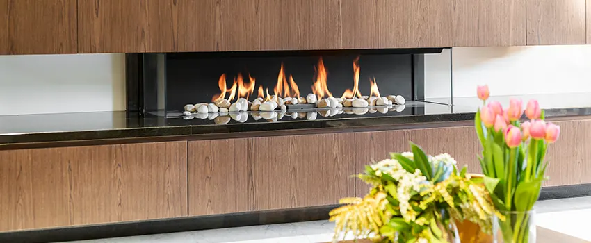 Double-height Fireplace Design Refurbishment in Framingham, Massachusetts